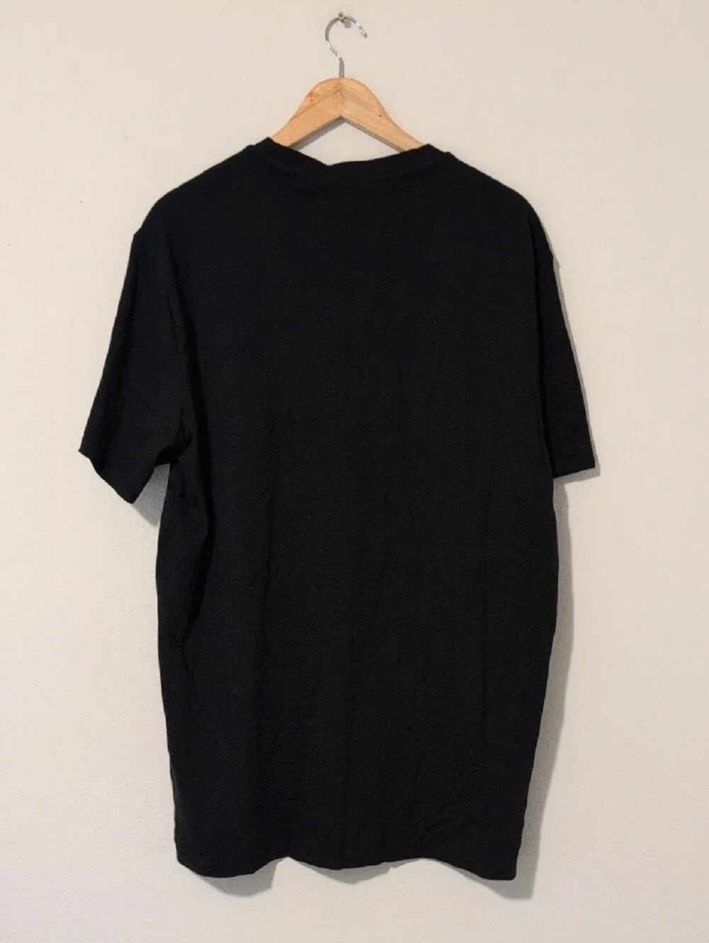 Polo by Ralph Lauren Black Tee with Cream-Outlined POLO